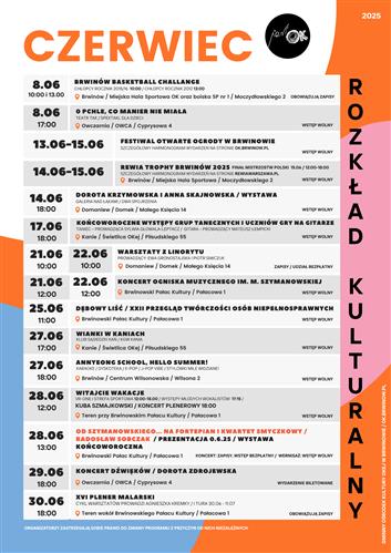 ROZKŁAD KULTURALNY